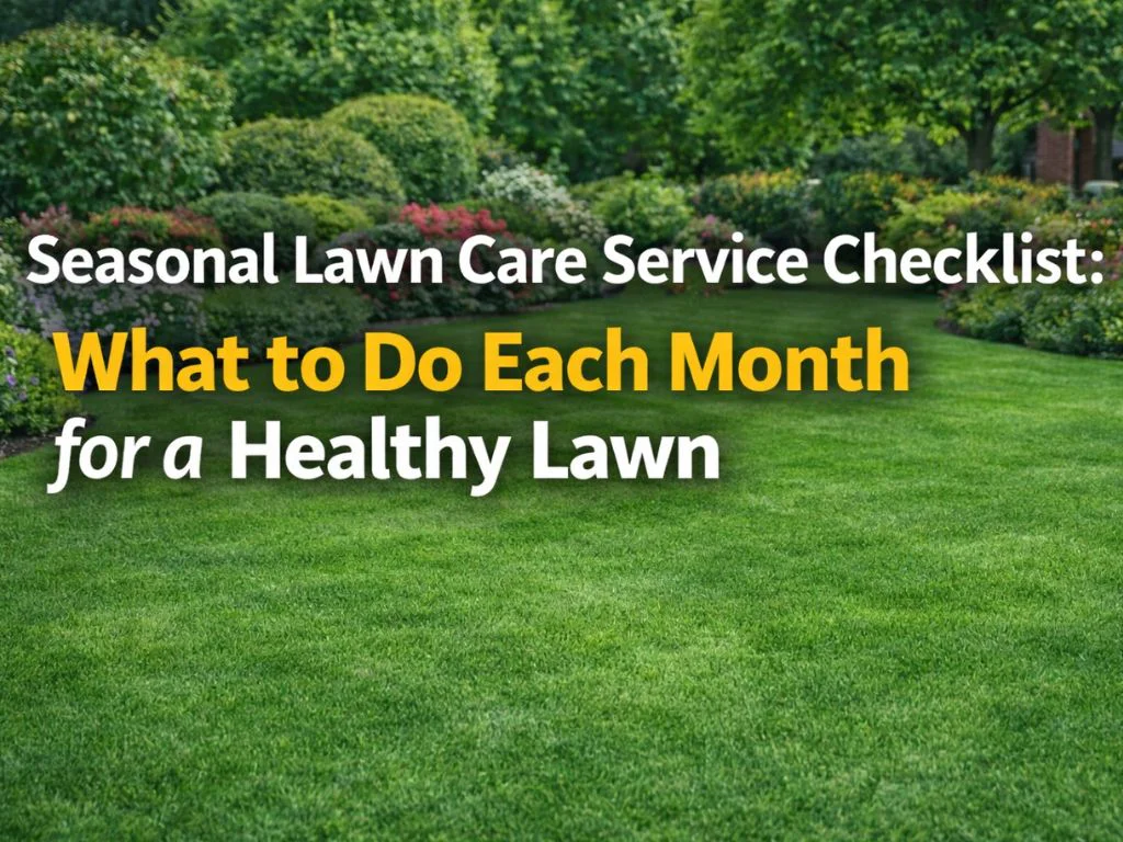Seasonal Lawn Care Service Checklist What to Do Each Month for a Healthy Lawn feature